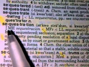 sequestration definition